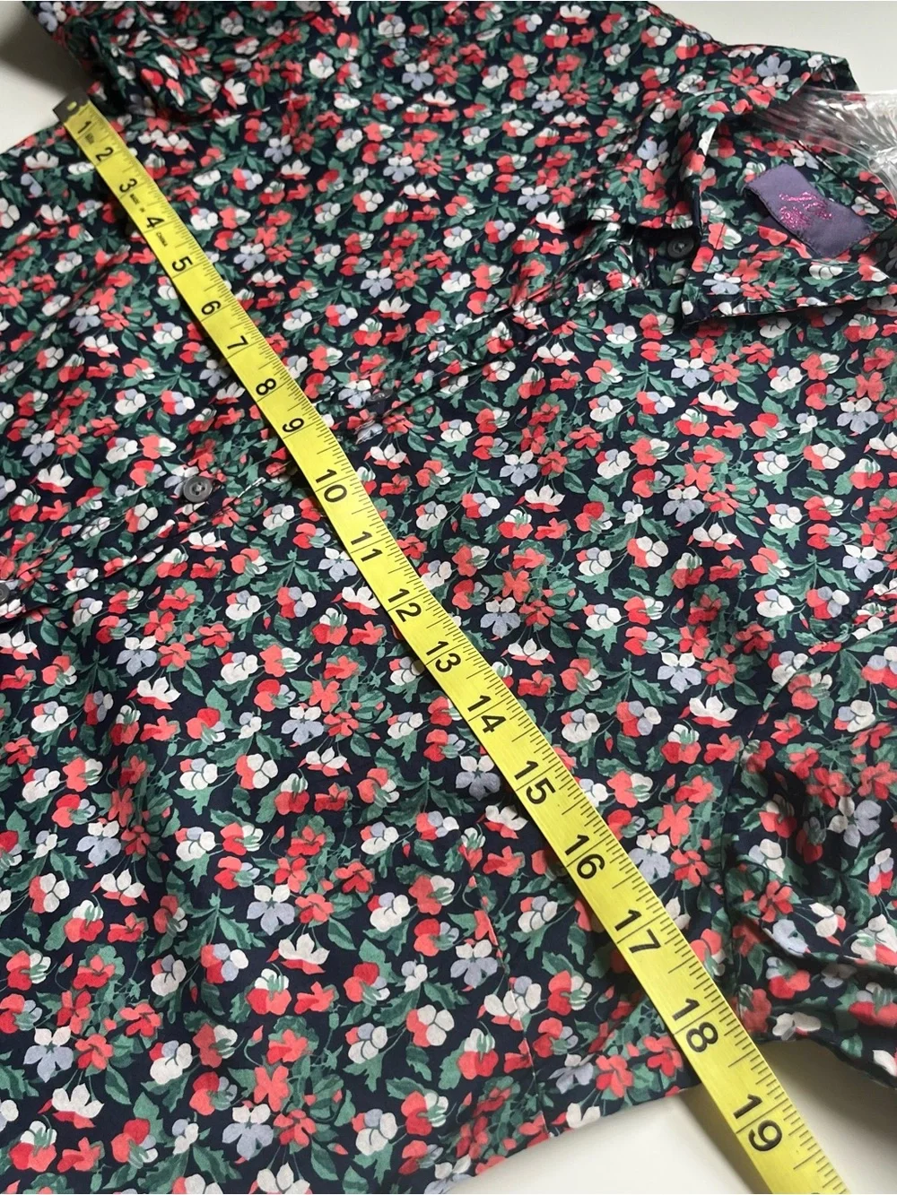 J Crew Liberty Of London Perfect Slim Fit Shirt Sarah Floral Black Red 6 Cotton